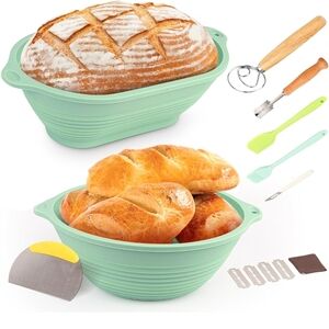 Mint Green Silicone Bread Baking Set